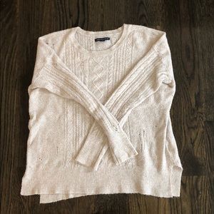 American eagle cream sweater